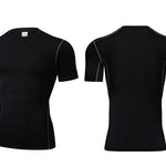 Men's Basketball Sports Tight Short-sleeved Workout Clothes - EX-STOCK CANADA