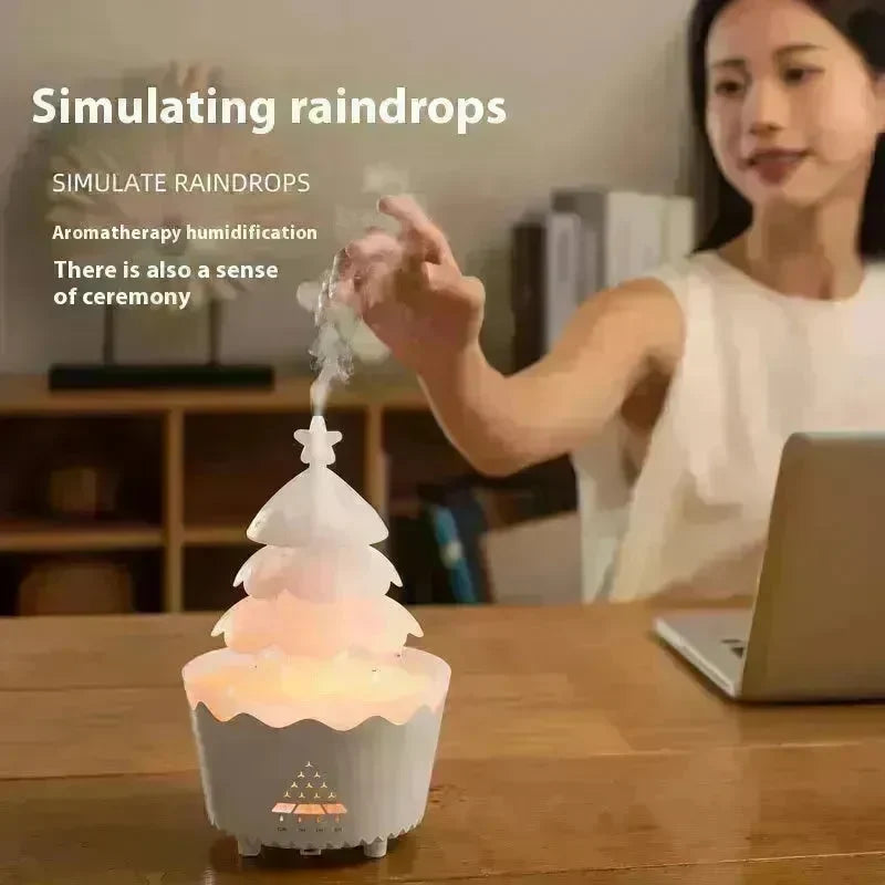 2024 New Design Essential Oil Aroma Diffuser Household Mute Small Remote Control Humidifier Suitable For Home Christmas Gift - EX-STOCK CANADA