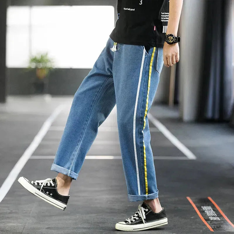 Men Casual pants Denim Jeans trousers, wide-leg pants - EX-STOCK CANADA
