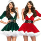Women Christmas Dress Sexy Santa Claus Hoodie Cosplay Costumes Women Evening Party Clothes Winter Warm Dresses - EX-STOCK CANADA