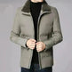 Fur Collar Thick Business Office Work Down Winter Jacket for men - EX-STOCK CANADA