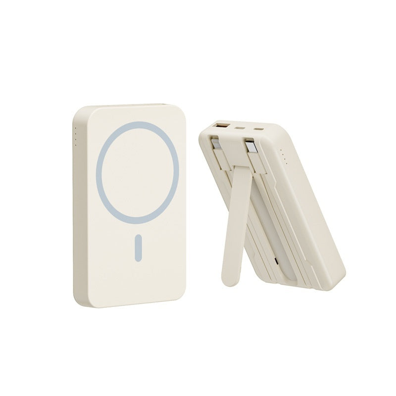 Magnetic Power Bank Mobile Power Supply Wireless Charger With Cable EX-STOCK Canada 