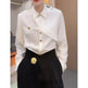Luxury Professional Business Cooperate Office blouse shirt  for women - EX-STOCK CANADA