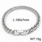 Cuban Link Chain Trimming Chain Jewelry Buckle Titanium Steel Bracelet - EX-STOCK Canada