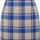 Women's High Waist Plaid Tight Pencil Wool Mini Skirt - EX-STOCK Canada
