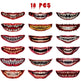 18 Pieces Of Scary And Realistic Design Halloween Temporary Tattoo Stickers - EX-STOCK Canada