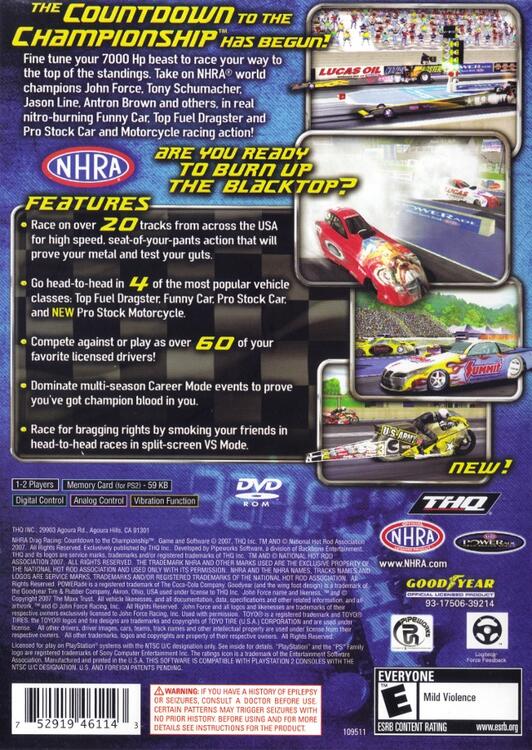 NHRA: Countdown to the Championship 2007 