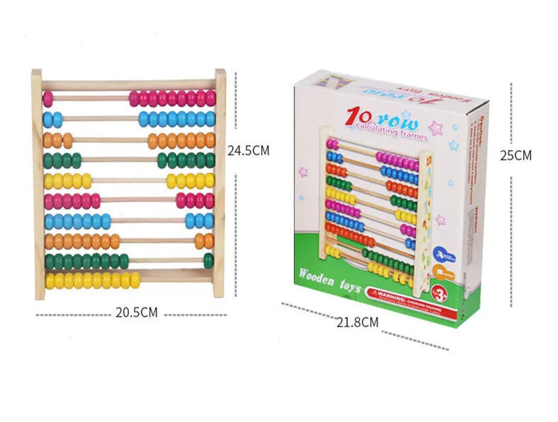 Montessori Abacus Math Educational Toy for kids - EX-STOCK CANADA
