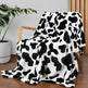 Cow Print Blanket Flannel Blanket EX-STOCK Canada 