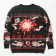 Funny Christmas sweater couple loose jacquard sweater - EX-STOCK Canada