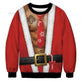 Ugly Christmas Sweater Santa Elf Couple Sweatshirt - EX-STOCK Canada