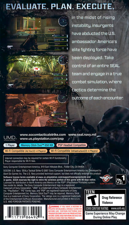 SOCOM: U.S. Navy SEALs Tactical Strike 