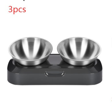 Pet Stainless Steel Bowl Pet Double Night EX-STOCK Canada 