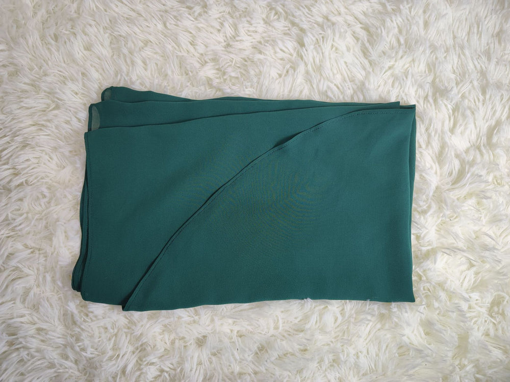 Robe en chiffon arabe à couleurs multiples de Dubaï, couleur unie EX-STOCK Canada