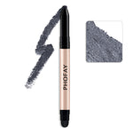 Makeup pencil with pink shimmery color and PHOFAY branding on a white background