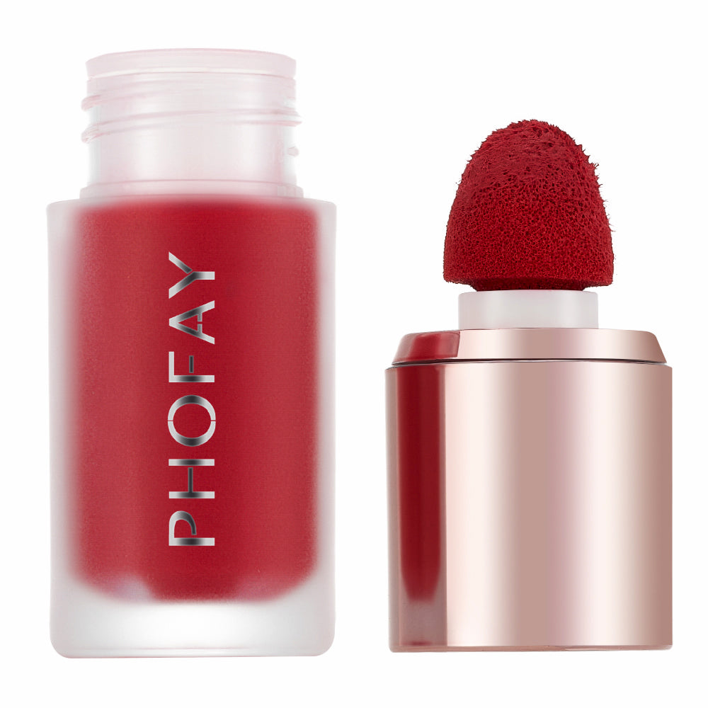 PHOFAY Mousse Blush Cream – Matte Long-Lasting Liquid Blush (6 Shades + Set)