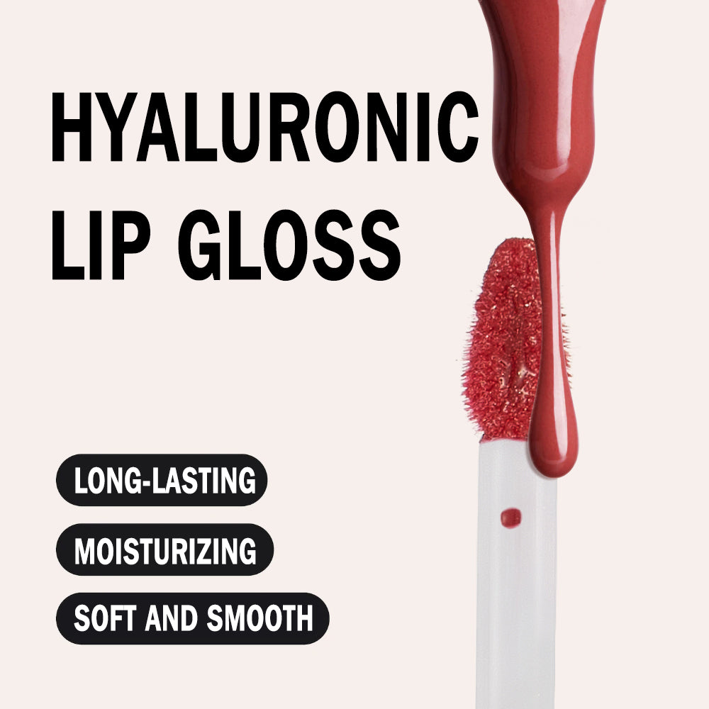 PHOFAY Hyaluronic Acid Lip Gloss – Long-Lasting Moisturizing Lip Colour