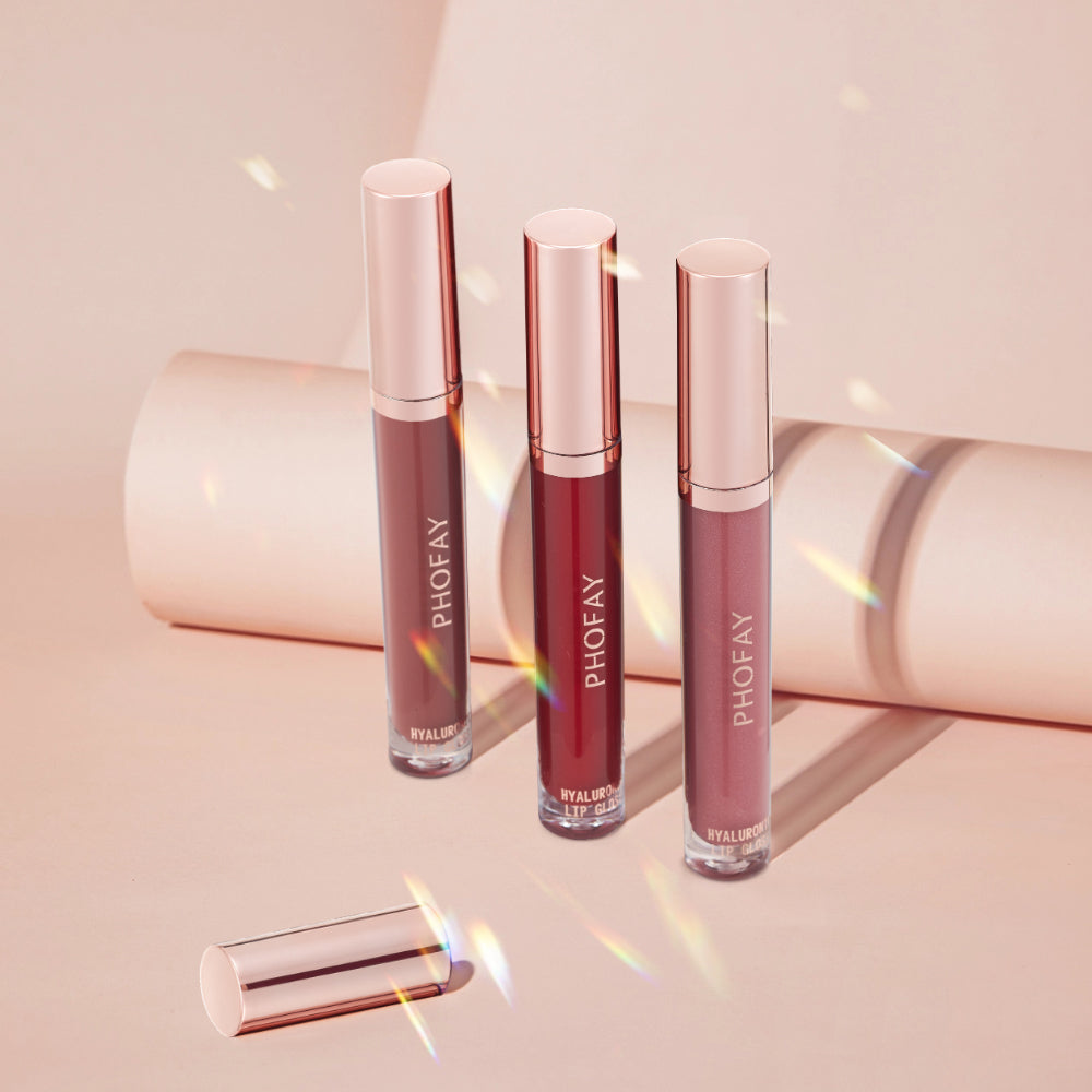 PHOFAY Hyaluronic Acid Lip Gloss – Long-Lasting Moisturizing Lip Colour