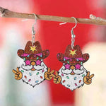Funny Santa Claus Earrings Christmas Pendant Earrings Gift - EX-STOCK CANADA