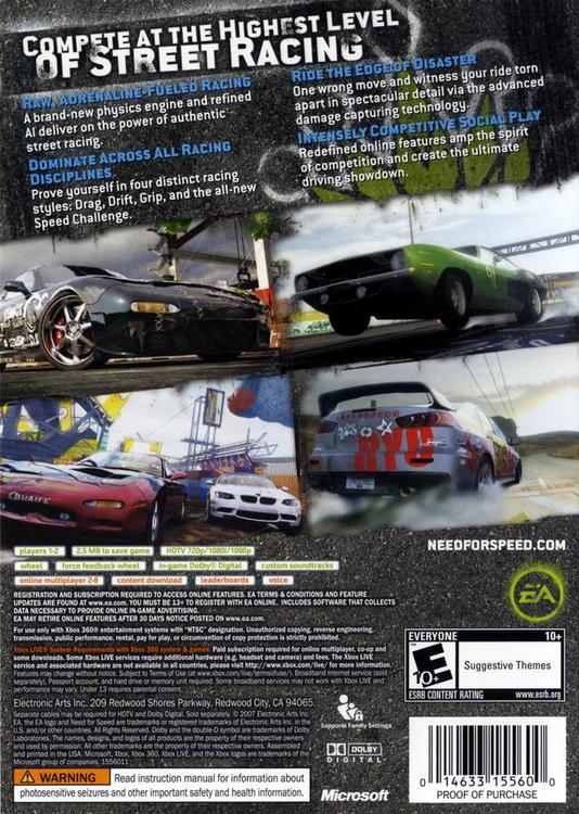 NEED FOR SPEED  -  PRO STREET 