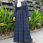 Women's Middle East Fashion Sweet Chiffon Dress Dubai Abaya dress Casual Abaya dress - EX-STOCK Canada