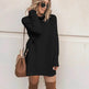 Oversized Mini Turtleneck Pullover Dress - EX-STOCK Canada