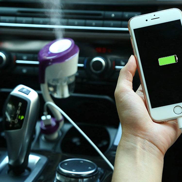 USB Aromatherapy Car diffuser with phone Charging Port - EX-STOCK Canada