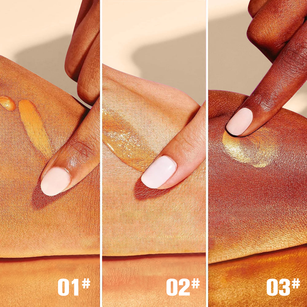 PHOFAY Body Shimmer Oil – Lightweight Glow Oil (25 mL, 4 Shades)