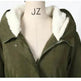 Women Work Hooded collar up Winter Jacket Woolen Lining - EX-STOCK Canada