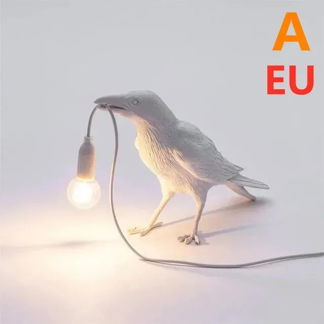 Creative Auspicious Bird Resin Wall Lamp Decoration - EX-STOCK CANADA