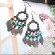 Handmade beaded tassel earrings - EX-STOCK Canada