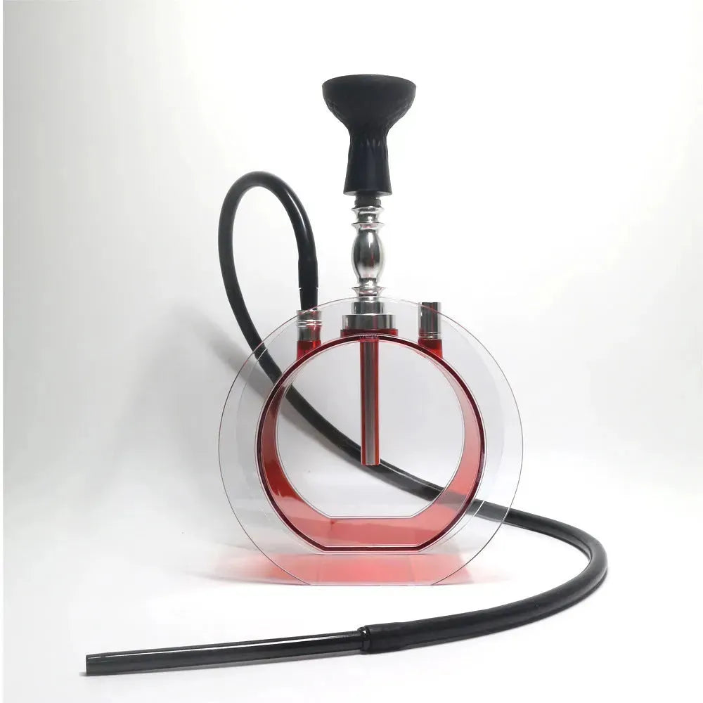 Acrylic round pot hookah set - EX-STOCK CANADA