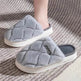 Plush Slippers Winter For Women Indoor Floor Bedroom Home Slipper Warm Solid House Shoes Men Couple - EX-STOCK Canada