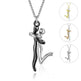 18K Love Hug Necklace Couple Anniversary Valentine's Day Gift Fashion Simple Temperament Clavicle Chain Pendant Necklace - EX-STOCK CANADA