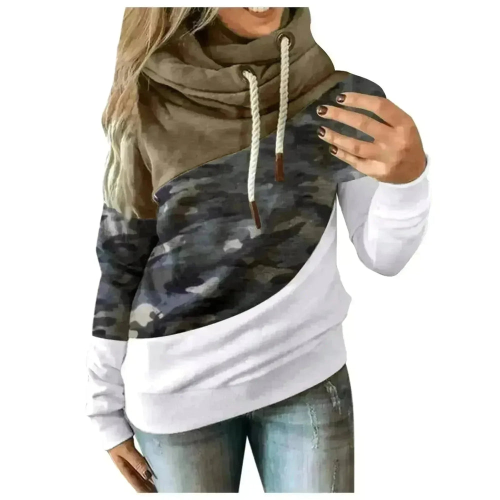 Casual Fashion Women Camouflage Winter hoodie Sweatshirt Pullover Top - EX-STOCK CANADA