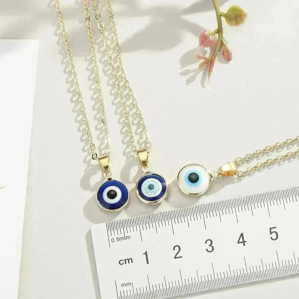 Blue eye pendant Alloy necklace chain Fashion Accessories - EX-STOCK CANADA