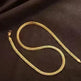 Men Necklace Gold Tone Snake Chain - EX-STOCK CANADA