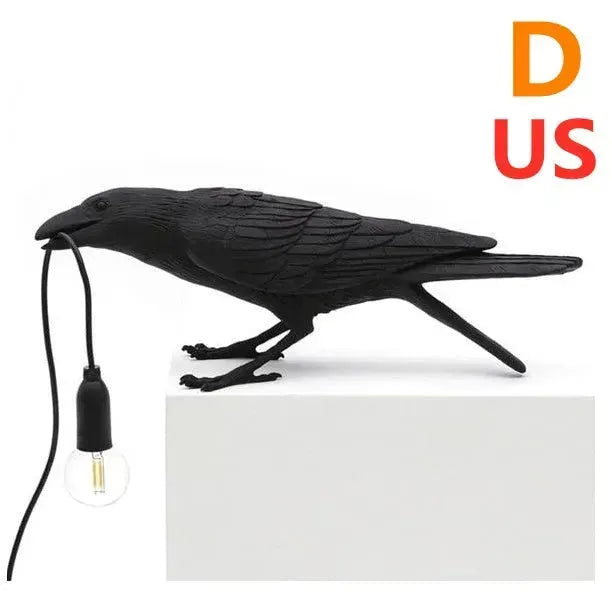 Creative Auspicious Bird Resin Wall Lamp Decoration - EX-STOCK CANADA