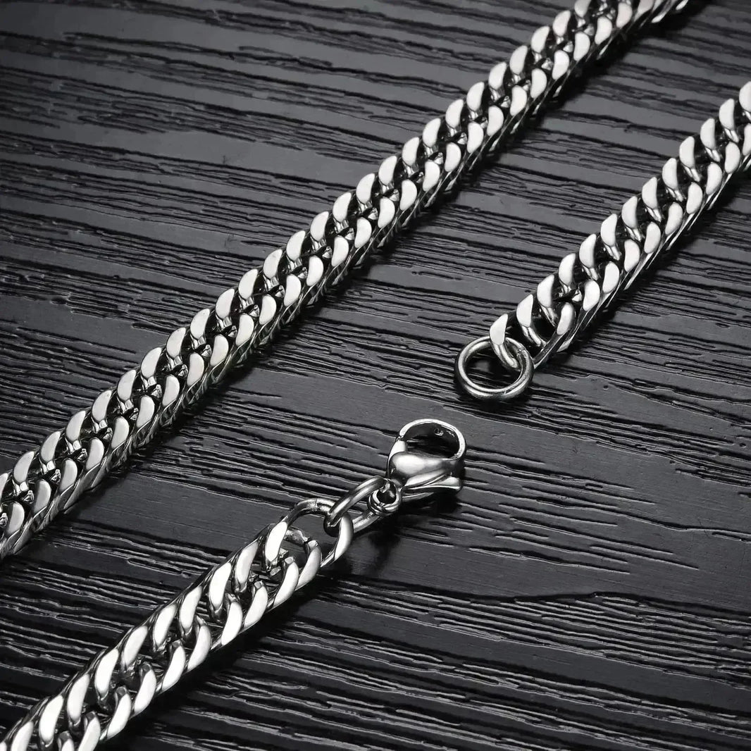 Man Necklaces Classical Stainless Steel Link Chain - EX-STOCK CANADA