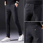 Men's Fashion And Comfort Slim Straight fit suit Trousers - EX-STOCK Canada