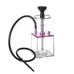 Arabic hookah with light full set of acrylic LED square pot - EX-STOCK Canada