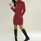 Women New hooded zipper pullover mid-length sweater - EX-STOCK CANADA
