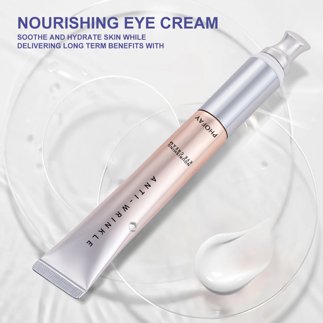 PHOFAY Anti-Wrinkle Moisturizing Eye Cream with Massage Head – 14ML