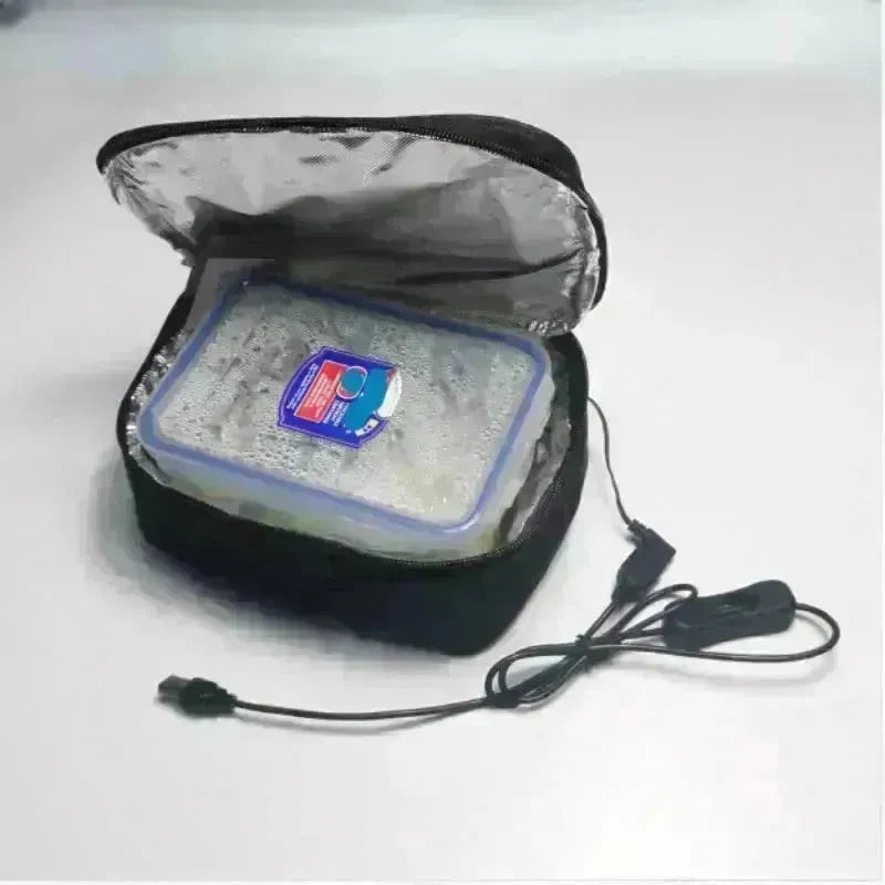 USB Heating Lunch Outdoor Bento Thermal Bag Convenient And Easy To Carry - EX-STOCK CANADA