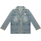 Casual Loose Denim Suit Jacket For Women - EX-STOCK Canada