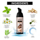 Jaysun tanning mousse with listed ingredients on a white background
