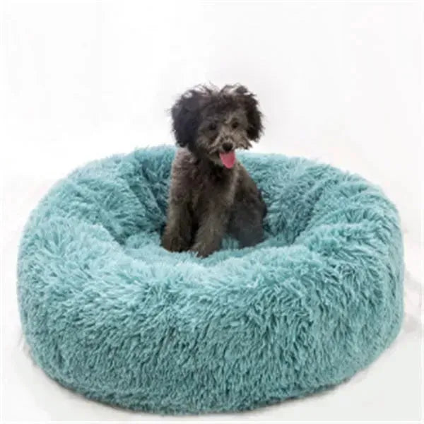 Round Long Hairy Autumn And Winter Nest Pad Cat Mattress - EX-STOCK CANADA