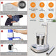 Portable water dispenser with features listed on a white background