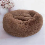 Round Long Hairy Autumn And Winter Nest Pad Cat Mattress - EX-STOCK CANADA