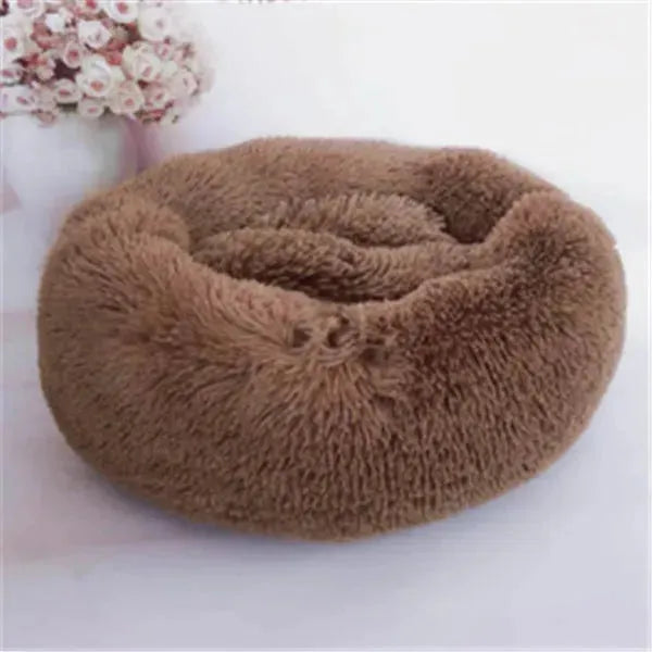 Round Long Hairy Autumn And Winter Nest Pad Cat Mattress - EX-STOCK CANADA